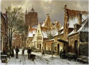 A Winter Street Scene