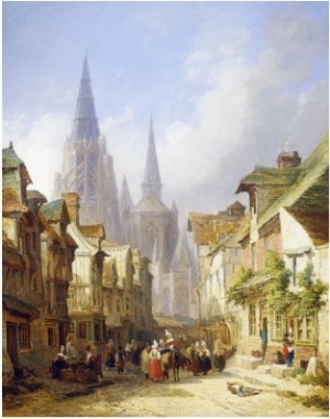 Street Market, Rouen