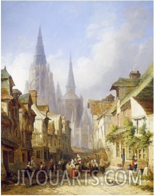 Street Market, Rouen