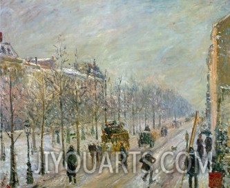 The Outer Boulevards Snow, 1879