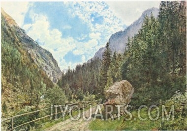 The Valley Anlauftal near Gastein, Salzburg