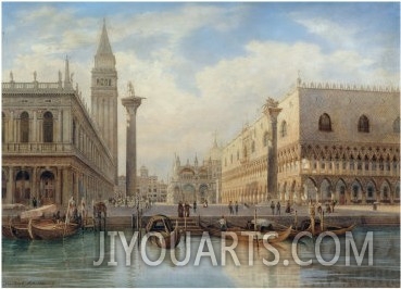 La Piazza San Marco, Venice, 1864