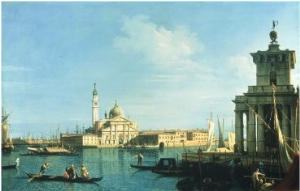 View of Venice from the Punta della Dogana towards San Giorgio Maggiore