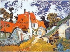 Street in Auvers (Les Toits Rouges), c.1890