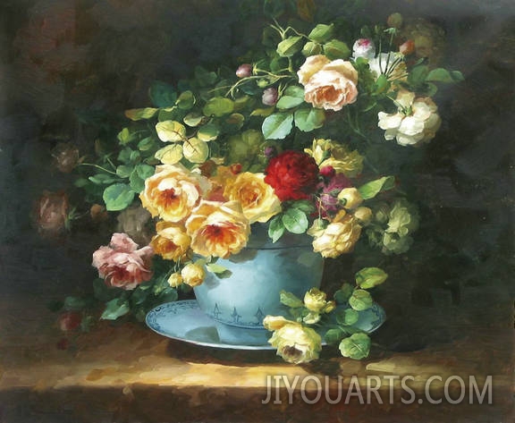 classical flower oil painting 0001
