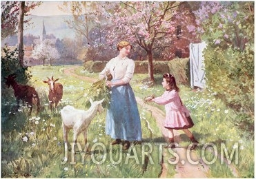 Easter Eggs in the Country, 1908