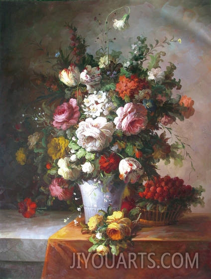 classical flower oil painting 0022