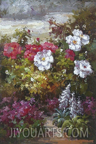 modern flower oil painting 0020