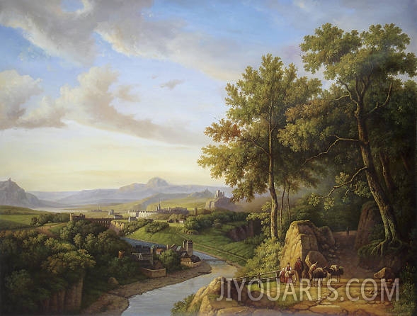 Landscape Oil Painting 100% Handmade Museum Quality0034