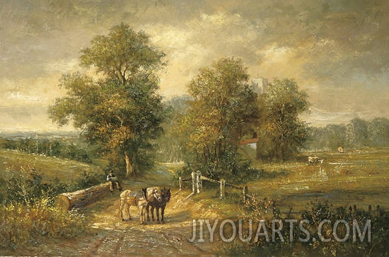 Landscape Oil Painting 100% Handmade Museum Quality0043
