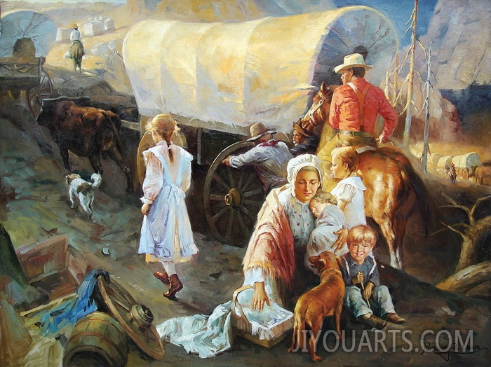 People Oil Painting 100% Handmade Museum Quality 0022