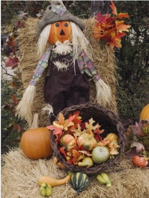 Halloween Decoration, Hill Country, Texas, USA