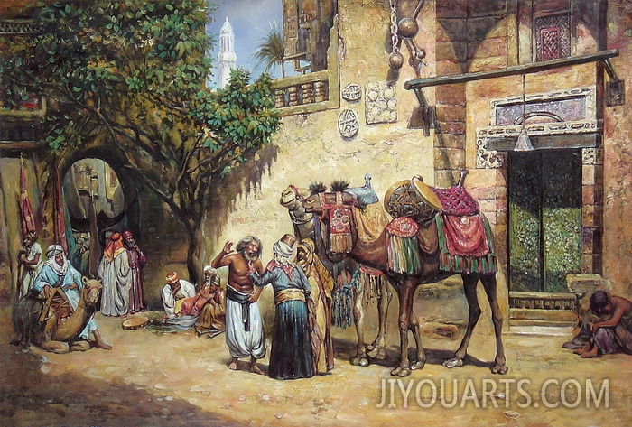 People Oil Painting 100% Handmade Museum Quality 0094