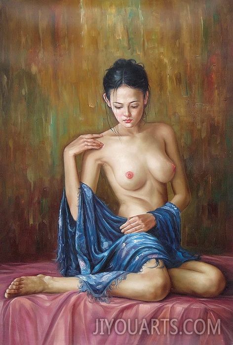 Nude Oil Painting 100% Handmade Museum Quality 0019