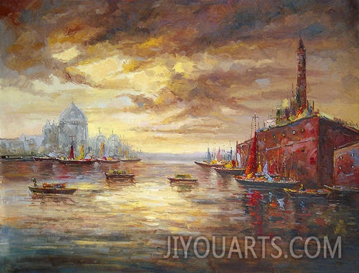 Landscape Oil Painting 100% Handmade Museum Quality0090