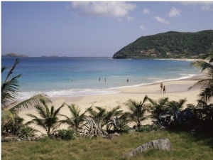 Beach at Anse Des Flamands, St. Barthelemy, Lesser Antilles, Caribbean, Central America