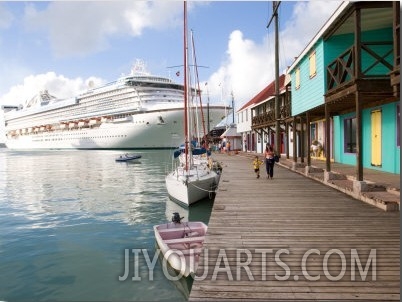 Golden Princess Cruise Ship Docked in St. John