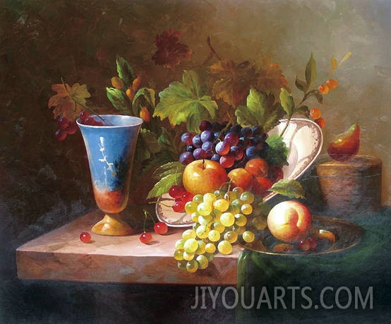 dishes of fruits on the table