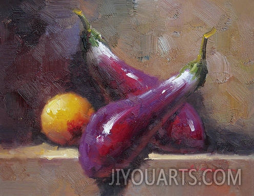 still life,eggplants1