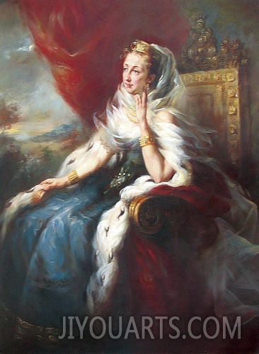 palace oil painting,portrait of a gentlewoman