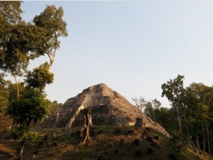 Mayan Archaeological Site, Yaxha, Guatemala, Central America