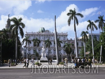 Parque Central and Hotel Inglaterra, Havana, Cuba, West Indies, Central America
