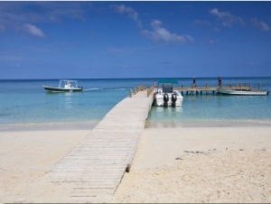 West Bay, Jetty, Roatan, Bay Islands, Honduras, Central America