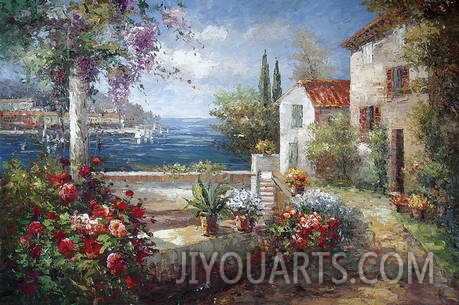 Mediterranean Oil Painting 0009