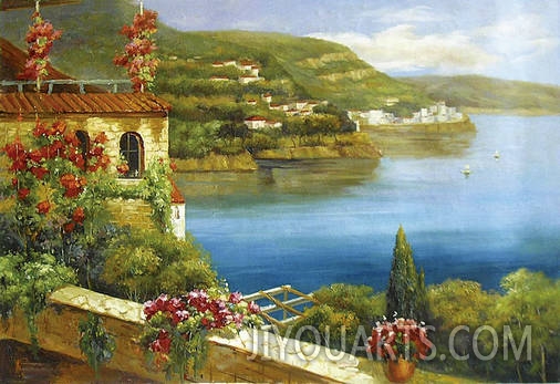 Mediterranean Oil Painting 0014