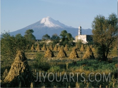 The Volcano of Popocatepetl, Puebla State, Mexico, North America