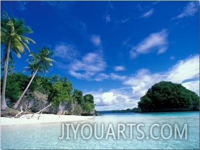 Bay of Honeymoon Island, World Heritage Site, Rock Islands, Palau
