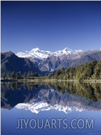 Lake Matheson and Mt.Cook, South Island, New Zealand