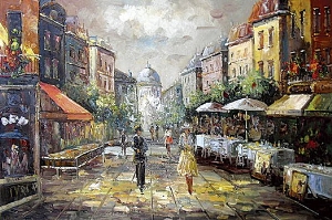 Street Oil Paintings 0013