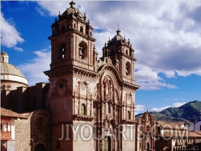18th Century Cathedral Exterior, Cuzco, Peru