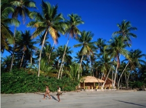 Beach Hut on Tinhare Island, Todos Os Santos Bay, Itaparica, Brazil