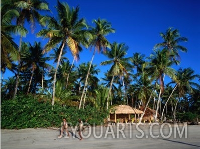 Beach Hut on Tinhare Island, Todos Os Santos Bay, Itaparica, Brazil