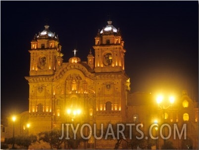Cathedral in Town Square, Cuzco, Peru