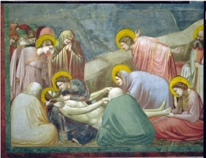 Lamentation over the Dead Christ, circa 1305 (Detail)