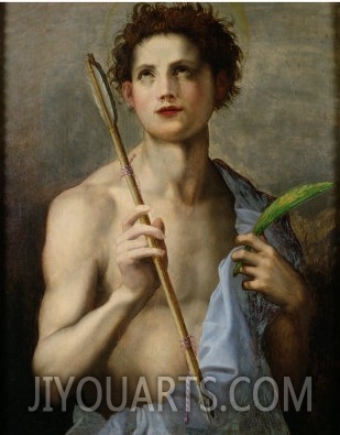 St. Sebastian Holding Two Arrows and the Martyr