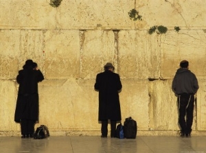 Jews Pray at the Western Wall