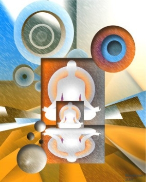 yoga abstract