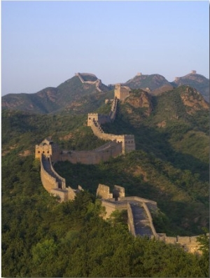 The Great Wall, Near Jing Hang Ling, Unesco World Heritage Site, Beijing, China