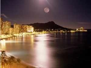 Waikiki Beach and Diamond Head, HI