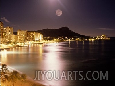 Waikiki Beach and Diamond Head, HI