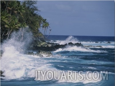 A Coastal View of the Southeast Corner of Hawaii