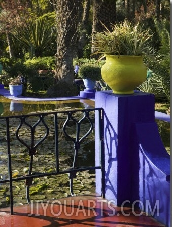 Villa Gardens, Jardin Majorelle and Museum of Islamic Art, Marrakech, Morocco