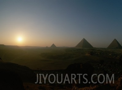 Sunset at Giza