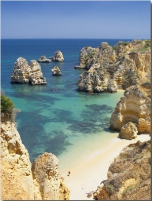 Praia Do Camilo (Camilo Beach) and Coastline, Lagos, Western Algarve, Algarve, Portugal