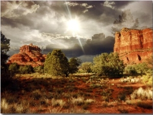 Bell Rock and Courthouse Butte, Sedona, Arizona, USA