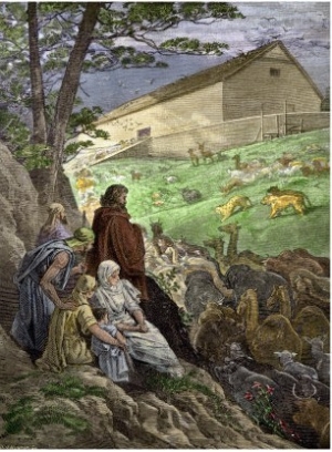 Animals Entering Noah
